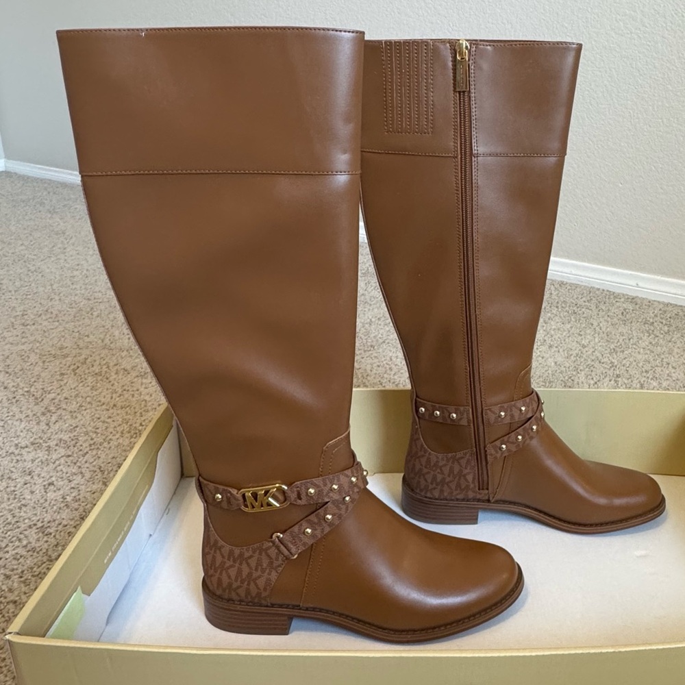 Michael Kors Brown Knee-High Boots